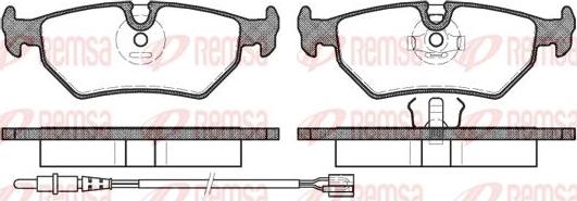 Kawe 0265 32 - Əyləc altlığı dəsti, əyləc diski furqanavto.az