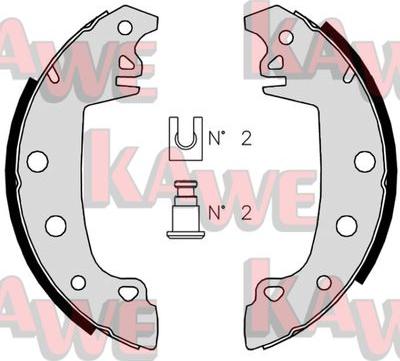 Kawe 02850 - Əyləc Başlığı Dəsti furqanavto.az