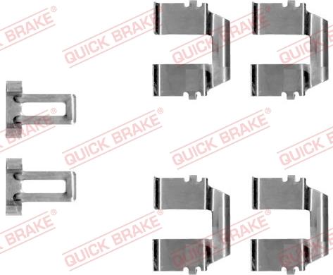 Kawe 109-1233 - Disk əyləc pedləri üçün aksesuar dəsti furqanavto.az