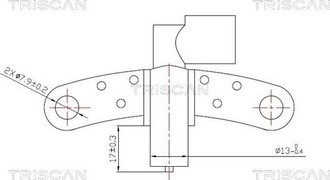 Kawe 8855 25102 - Sensor, krank mili nəbzi furqanavto.az