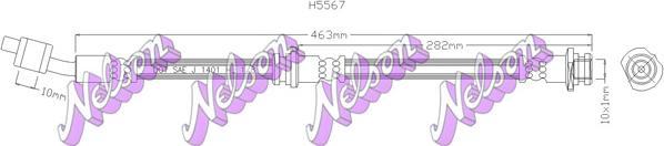 Kawe H5567 - Əyləc şlanqı furqanavto.az