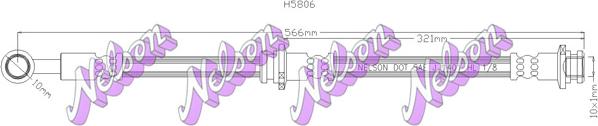 Kawe H5806 - Əyləc şlanqı furqanavto.az