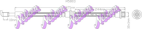 Kawe H5803 - Əyləc şlanqı furqanavto.az