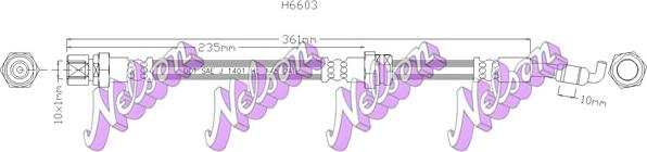 Kawe H6603 - Əyləc şlanqı furqanavto.az