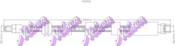 Kawe H6061 - Əyləc şlanqı furqanavto.az