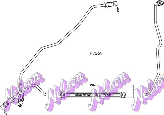 Kawe H7669 - Əyləc şlanqı furqanavto.az