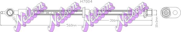 Kawe H7004 - Əyləc şlanqı furqanavto.az