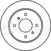 Key Parts KBD4957 - Əyləc Diski furqanavto.az