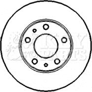 Key Parts KBD4414 - Əyləc Diski furqanavto.az