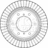 Key Parts KBD4480 - Əyləc Diski furqanavto.az