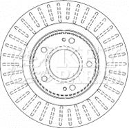 Key Parts KBD4481 - Əyləc Diski furqanavto.az