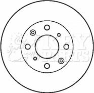 Key Parts KBD4423 - Əyləc Diski furqanavto.az