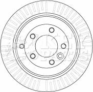 Key Parts KBD4532 - Əyləc Diski furqanavto.az