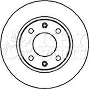 Key Parts KBD4838 - Əyləc Diski furqanavto.az