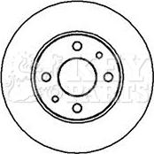 Key Parts KBD4001 - Əyləc Diski furqanavto.az