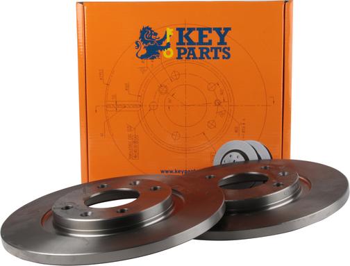 Key Parts KBD4078 - Əyləc Diski furqanavto.az