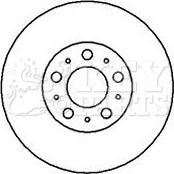 Key Parts KBD4179 - Əyləc Diski furqanavto.az