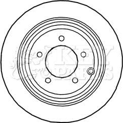 Key Parts KBD4820 - Əyləc Diski furqanavto.az