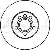 Key Parts KBD4250 - Əyləc Diski furqanavto.az