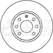 Key Parts KBD4253 - Əyləc Diski furqanavto.az