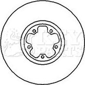 Key Parts KBD4221 - Əyləc Diski furqanavto.az