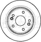 Key Parts KBD4271 - Əyləc Diski furqanavto.az