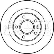 Key Parts KBD4799 - Əyləc Diski furqanavto.az