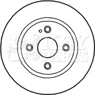 Key Parts KBD4700 - Əyləc Diski furqanavto.az