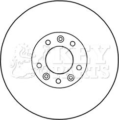 Key Parts KBD5969S - Əyləc Diski furqanavto.az