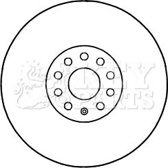 Key Parts KBD5963S - Əyləc Diski furqanavto.az