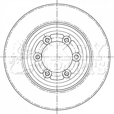 Key Parts KBD5409 - Əyləc Diski furqanavto.az