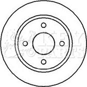 Key Parts KBD5013 - Əyləc Diski furqanavto.az