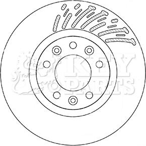 Key Parts KBD5360 - Əyləc Diski furqanavto.az