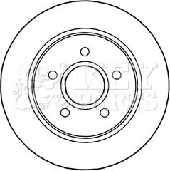 Key Parts KBD5241 - Əyləc Diski furqanavto.az