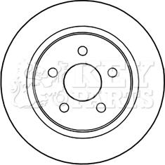 Key Parts KBD5210 - Əyləc Diski furqanavto.az