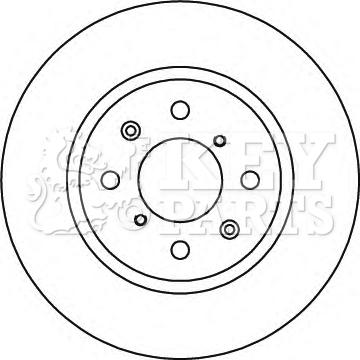 Key Parts KBD5217 - Əyləc Diski furqanavto.az