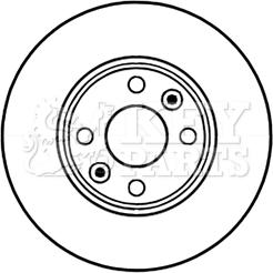 Key Parts KBD5226 - Əyləc Diski furqanavto.az