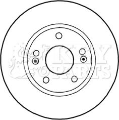 Key Parts KBD5270 - Əyləc Diski furqanavto.az