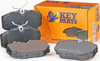 Key Parts KBP1507 - Əyləc altlığı dəsti, əyləc diski furqanavto.az