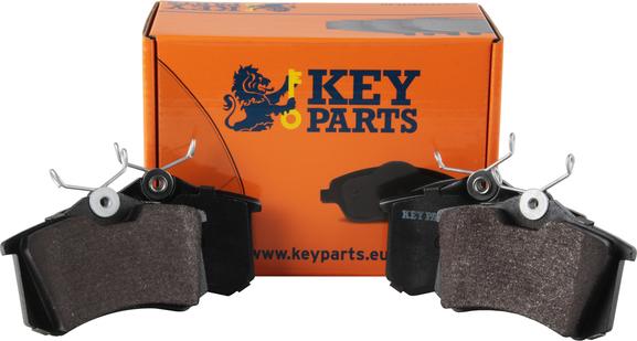 Key Parts KBP1512 - Əyləc altlığı dəsti, əyləc diski furqanavto.az