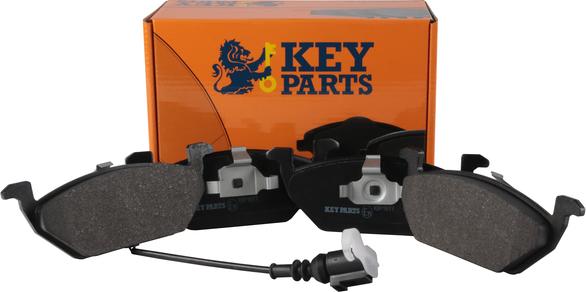 Key Parts KBP1617 - Əyləc altlığı dəsti, əyləc diski furqanavto.az