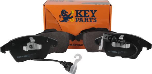 Key Parts KBP1876 - Əyləc altlığı dəsti, əyləc diski furqanavto.az