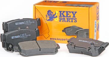 Key Parts KBP1790 - Əyləc altlığı dəsti, əyləc diski furqanavto.az