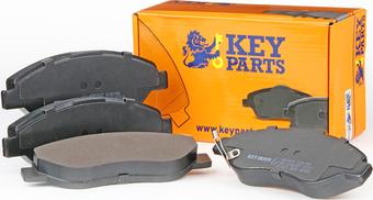Key Parts KBP2042 - Əyləc altlığı dəsti, əyləc diski furqanavto.az