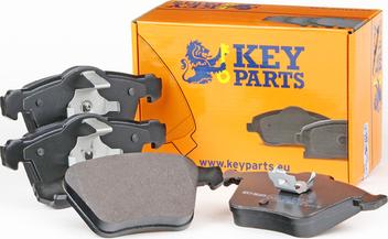 Key Parts KBP2022 - Əyləc altlığı dəsti, əyləc diski furqanavto.az