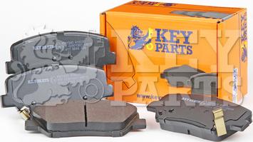 Key Parts KBP2340 - Əyləc altlığı dəsti, əyləc diski furqanavto.az