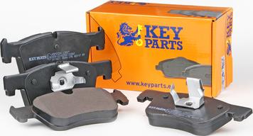 Key Parts KBP2334 - Əyləc altlığı dəsti, əyləc diski furqanavto.az