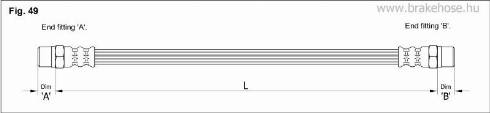 KK95KFT FT7086 - Əyləc şlanqı furqanavto.az