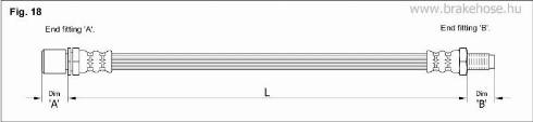 KK95KFT FT0162 - Əyləc şlanqı furqanavto.az