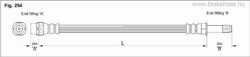 KK95KFT FT4072 - Əyləc şlanqı furqanavto.az